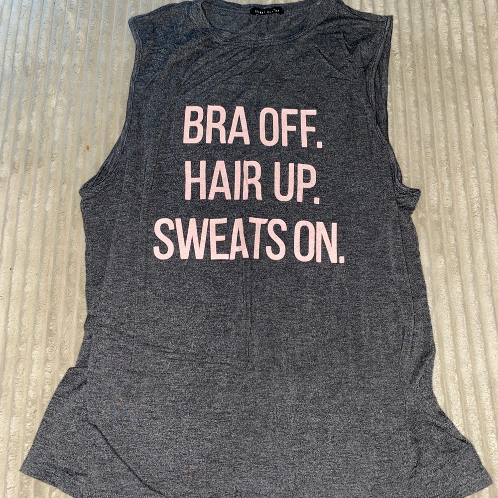Bra off bedtime tank